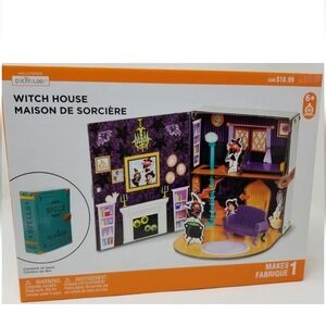 Creatology Halloween WITCH HOUSE Craft Kit (124 pieces)  Ages 6+  NIB